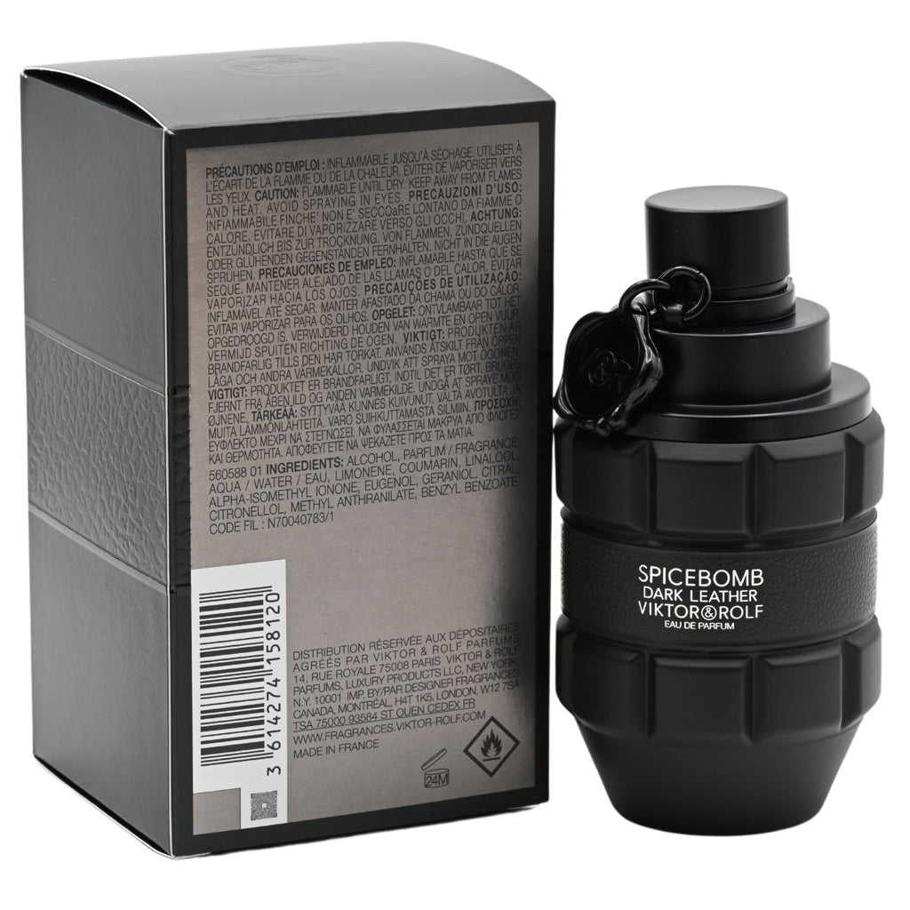 Spicebomb Dark Leather by Viktor & Rolf cologne for men EDP 1.7 oz New In Box