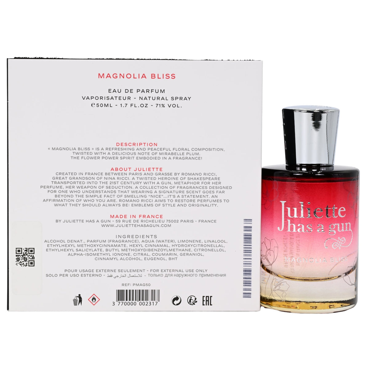 Magnolia Bliss by Juliette has a Gun perfume for her EDP 1.7 oz New in Box