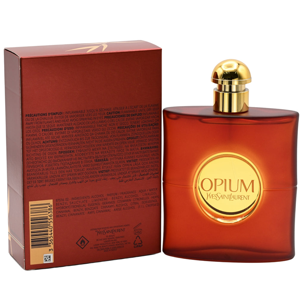 OPIUM Yves Saint Laurent YSL 3.0 oz edt Perfume Women NEW IN BOX