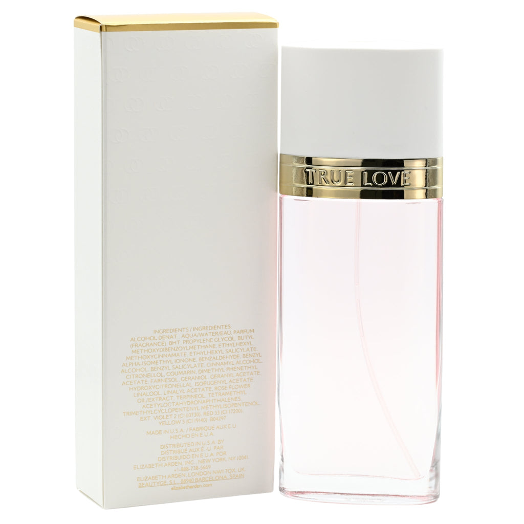TRUE LOVE by Elizabeth Arden 3.3 / 3.4 oz EDT for Women New In Box