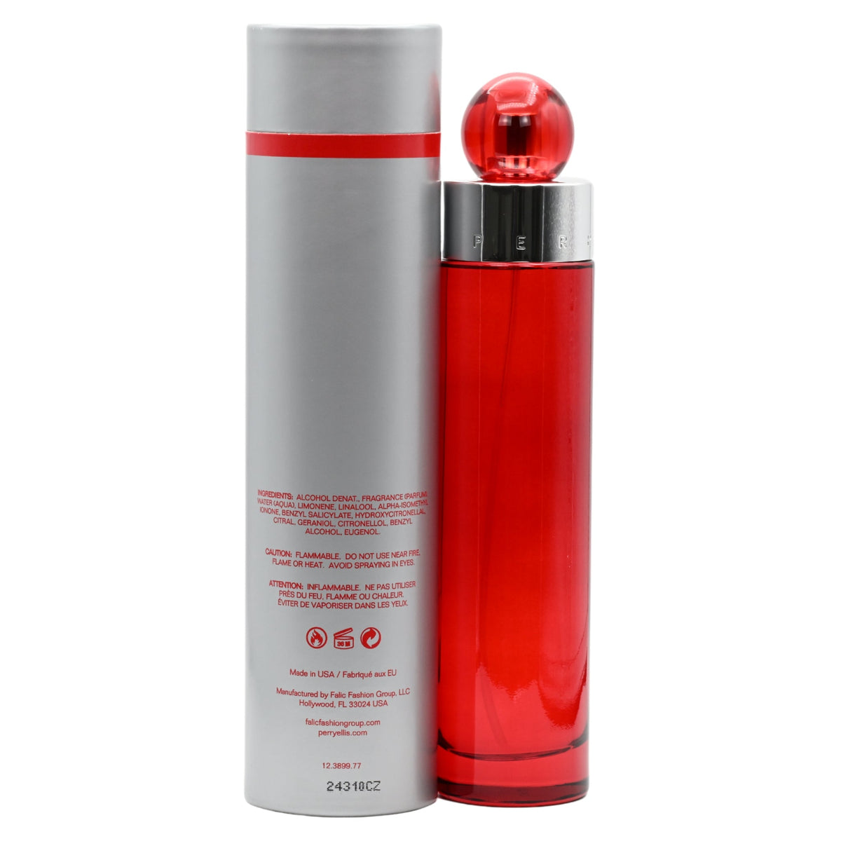 360 RED for Men by Perry Ellis Cologne 6.7 / 6.8 oz New in Box