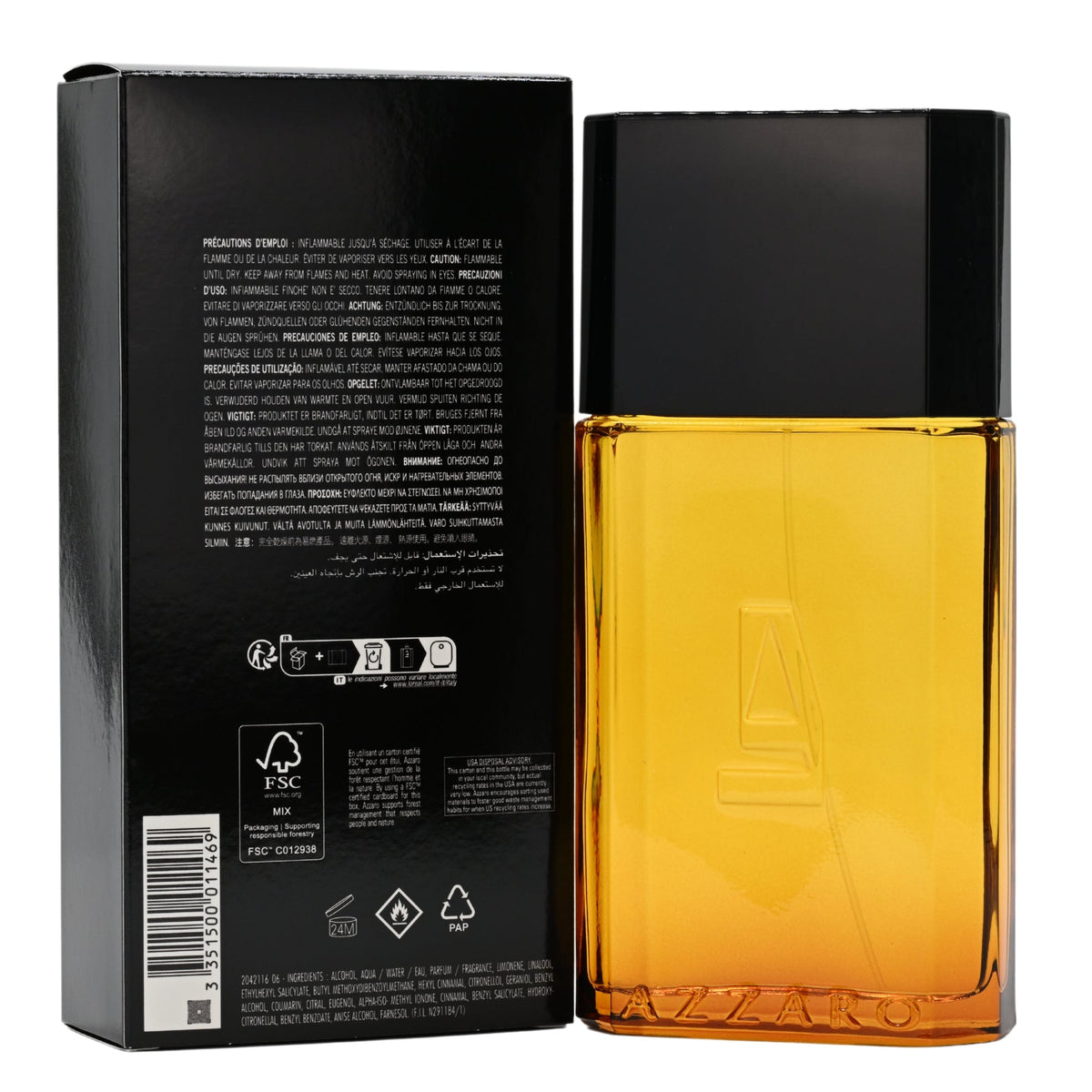AZZARO POUR HOMME 6.7 / 6.8 oz EDT Cologne for Men New In Box