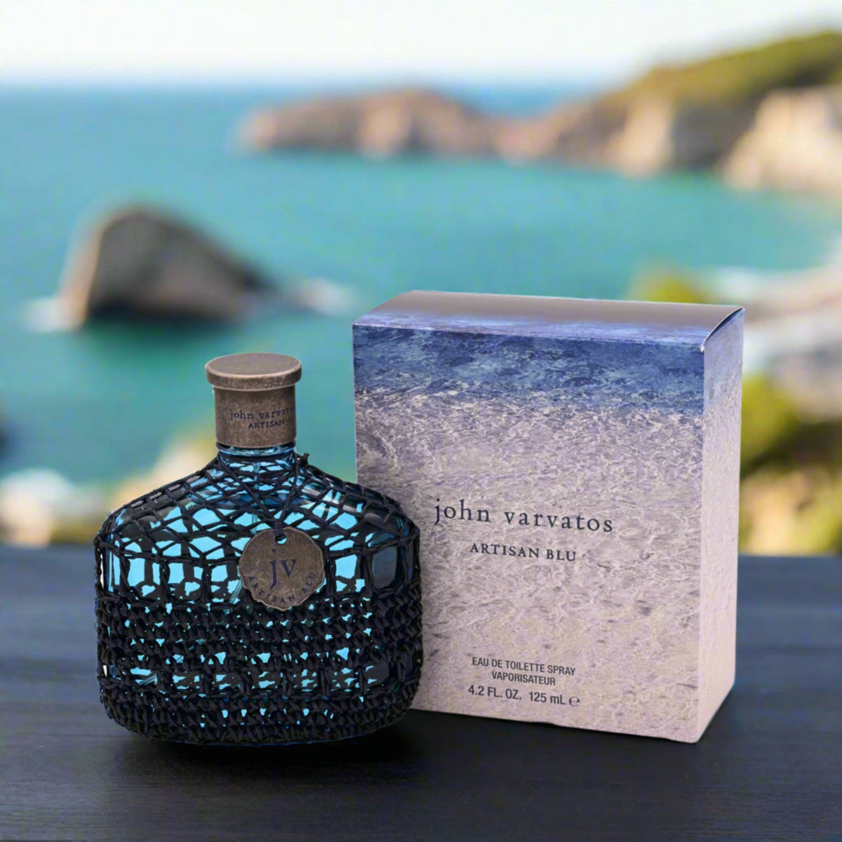 JOHN VARVATOS ARTISAN BLU Cologne 4.2 oz edt men New in Box