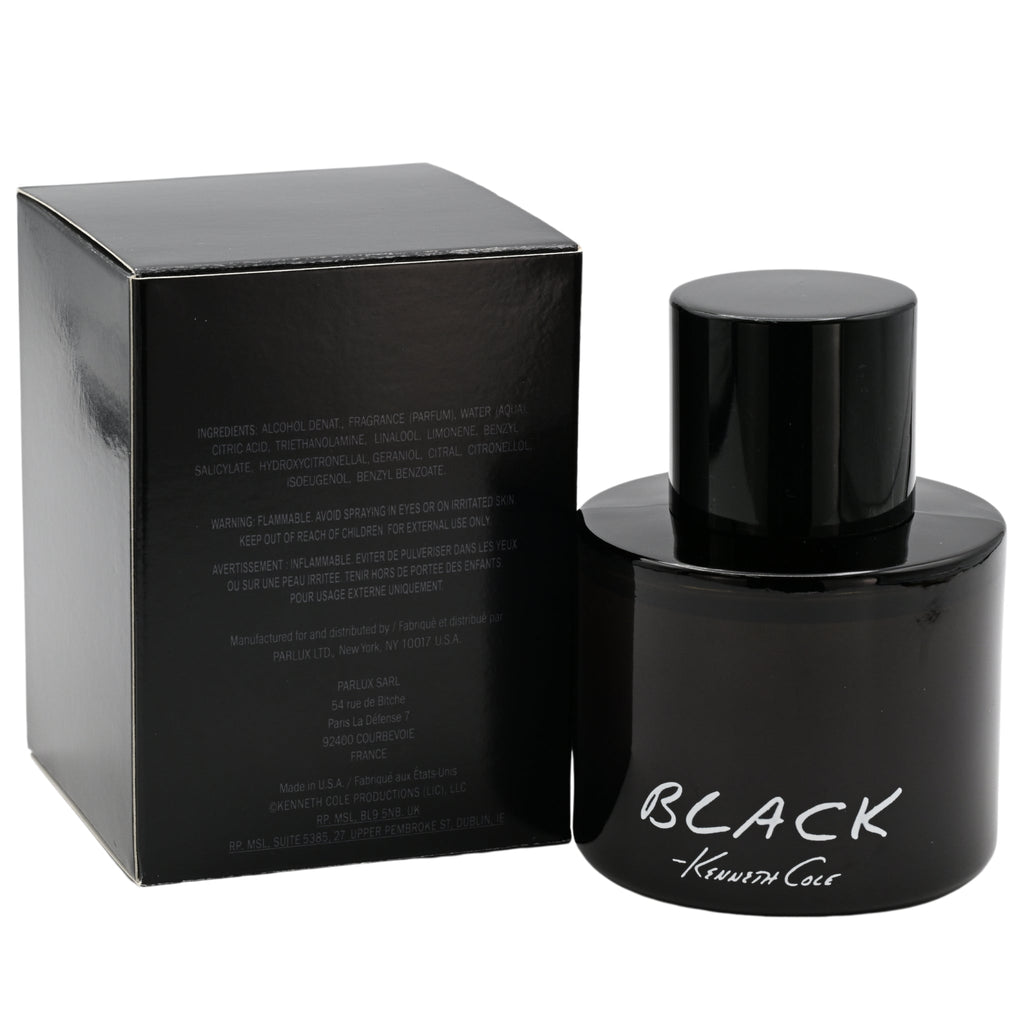 BLACK by Kenneth Cole Cologne for Men EDT 3.4 oz New in Box
