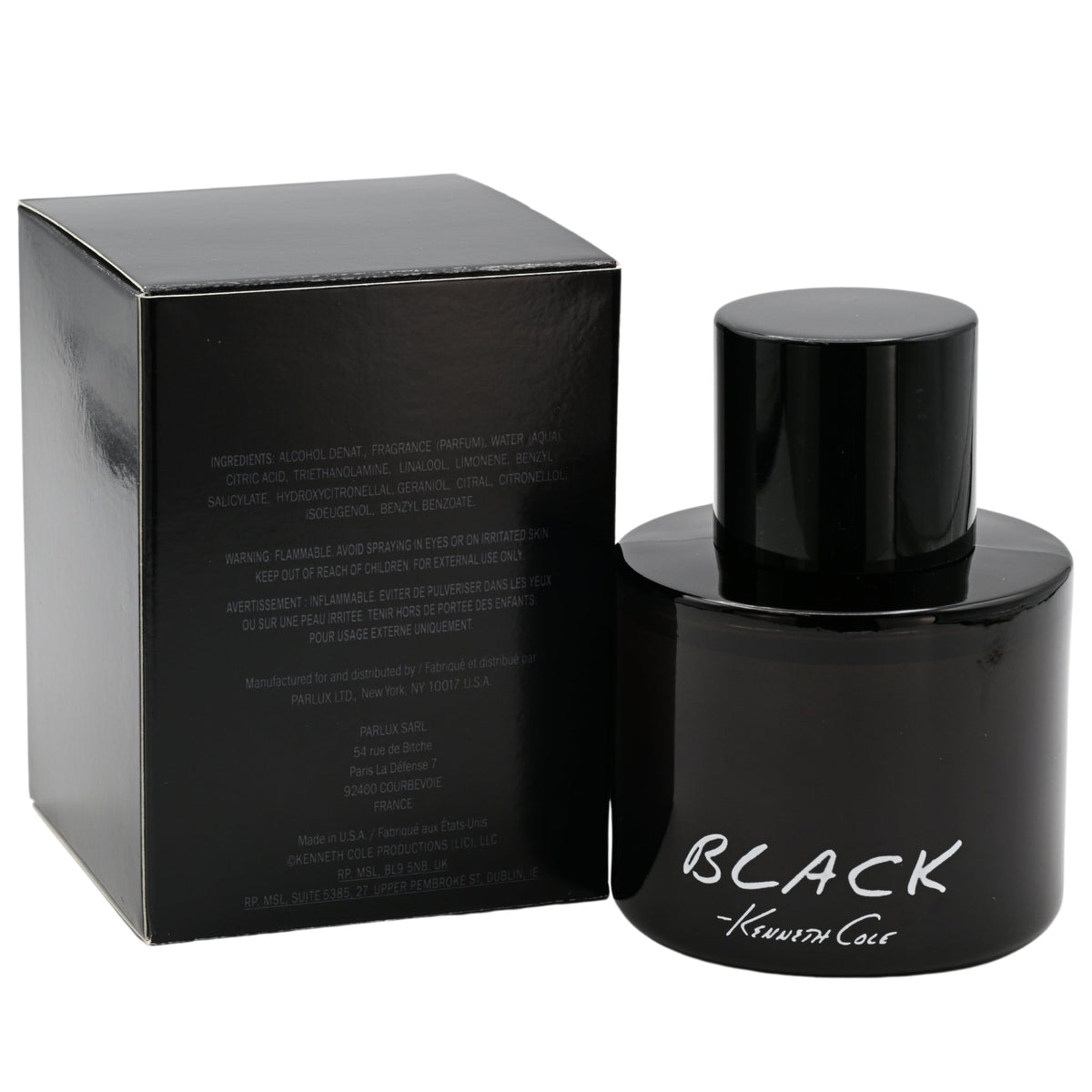 BLACK by Kenneth Cole Cologne for Men EDT 3.4 oz New in Box