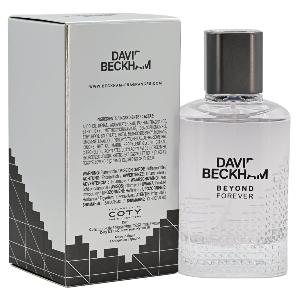 Beyond Forever David Beckham Men cologne edt 3.0 oz NEW IN BOX