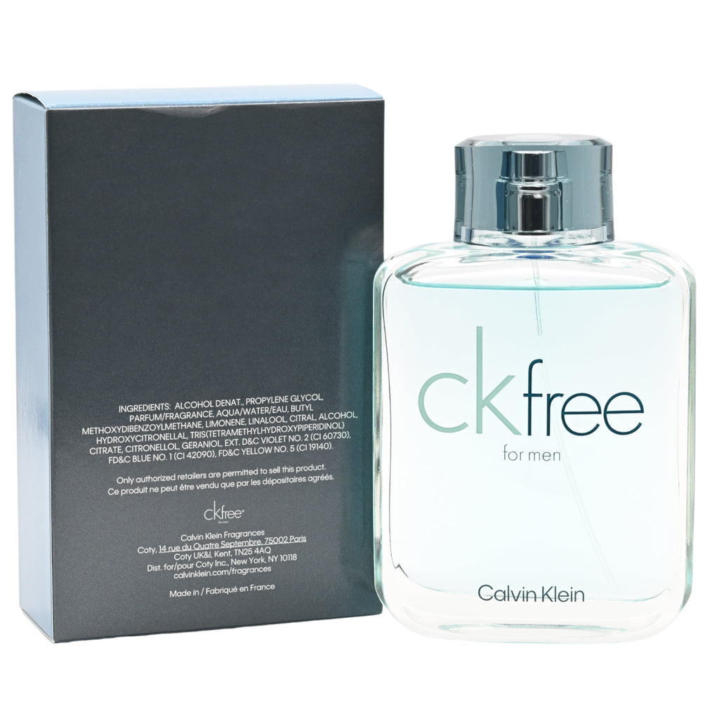 CK FREE by Calvin Klein 3.4 oz edt Cologne New in Retail BOX