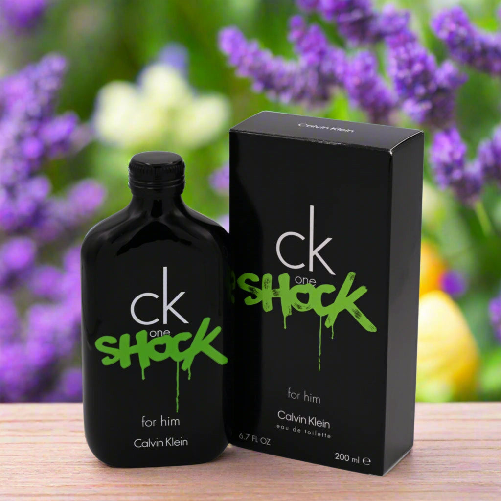 CK One Shock by Calvin Klein for Him 6.7 oz Spray 6.8 EDT NEW in BOX