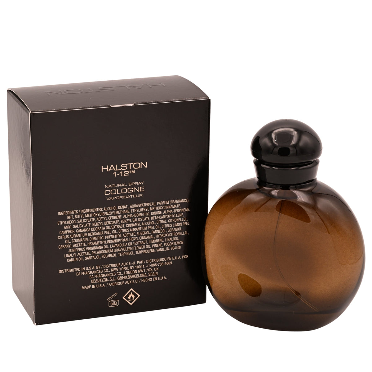 HALSTON 1-12 Cologne 4.2 oz Spray for Men New in Box I 12