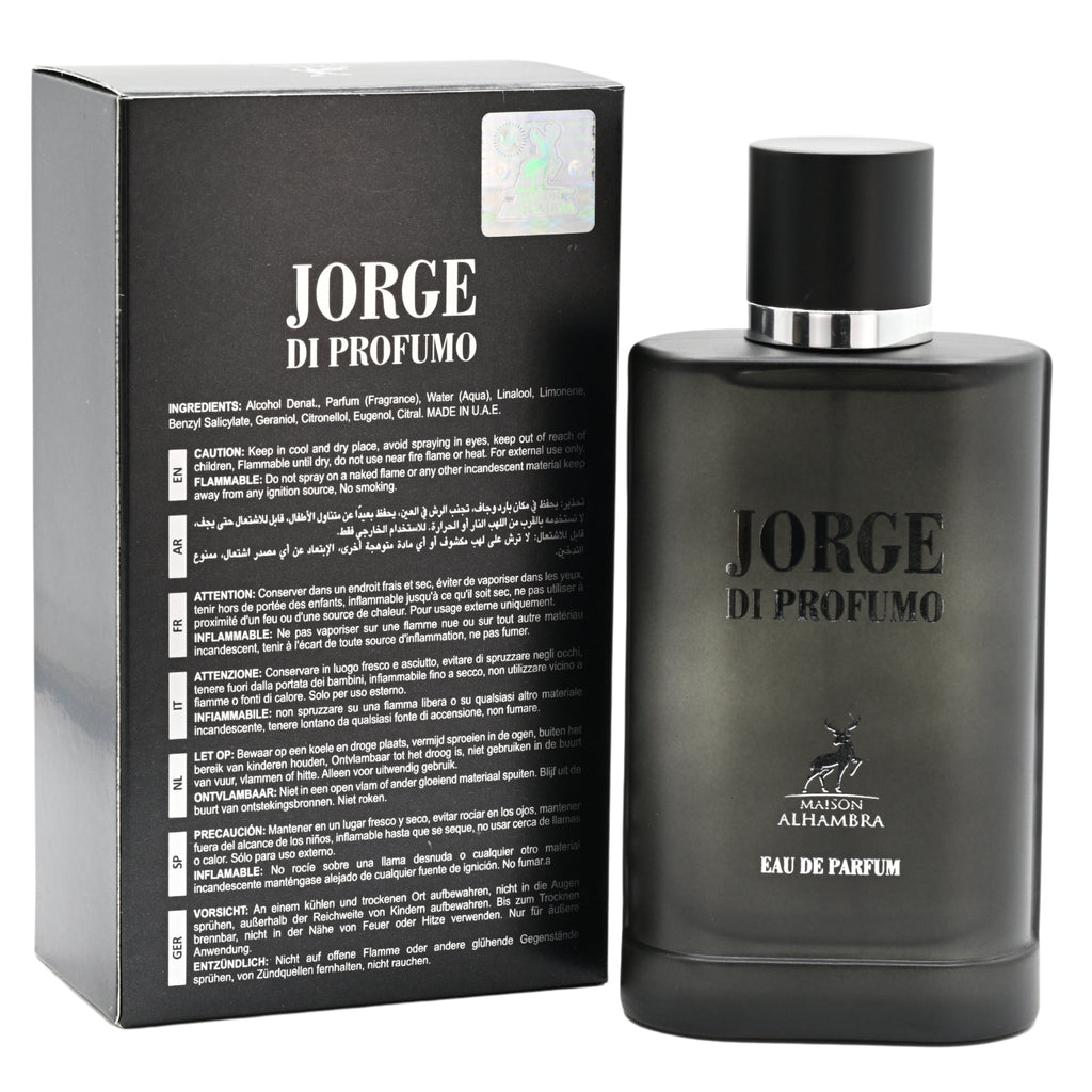 Jorge Di Profumo by Maison Alhambra cologne men EDP 3.3 / 3.4 oz New in Box