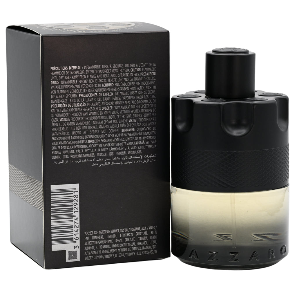 The Most Wanted by Azzaro cologne for men EDT intense 3.3  / 3.4 oz New in Box