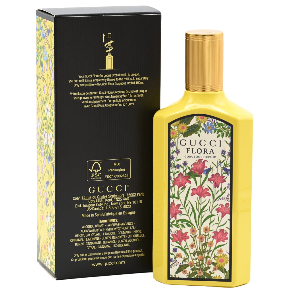 Flora Gorgeous Orchid by Gucci perfume for her EDP 3.3 / 3.4 oz New in Box