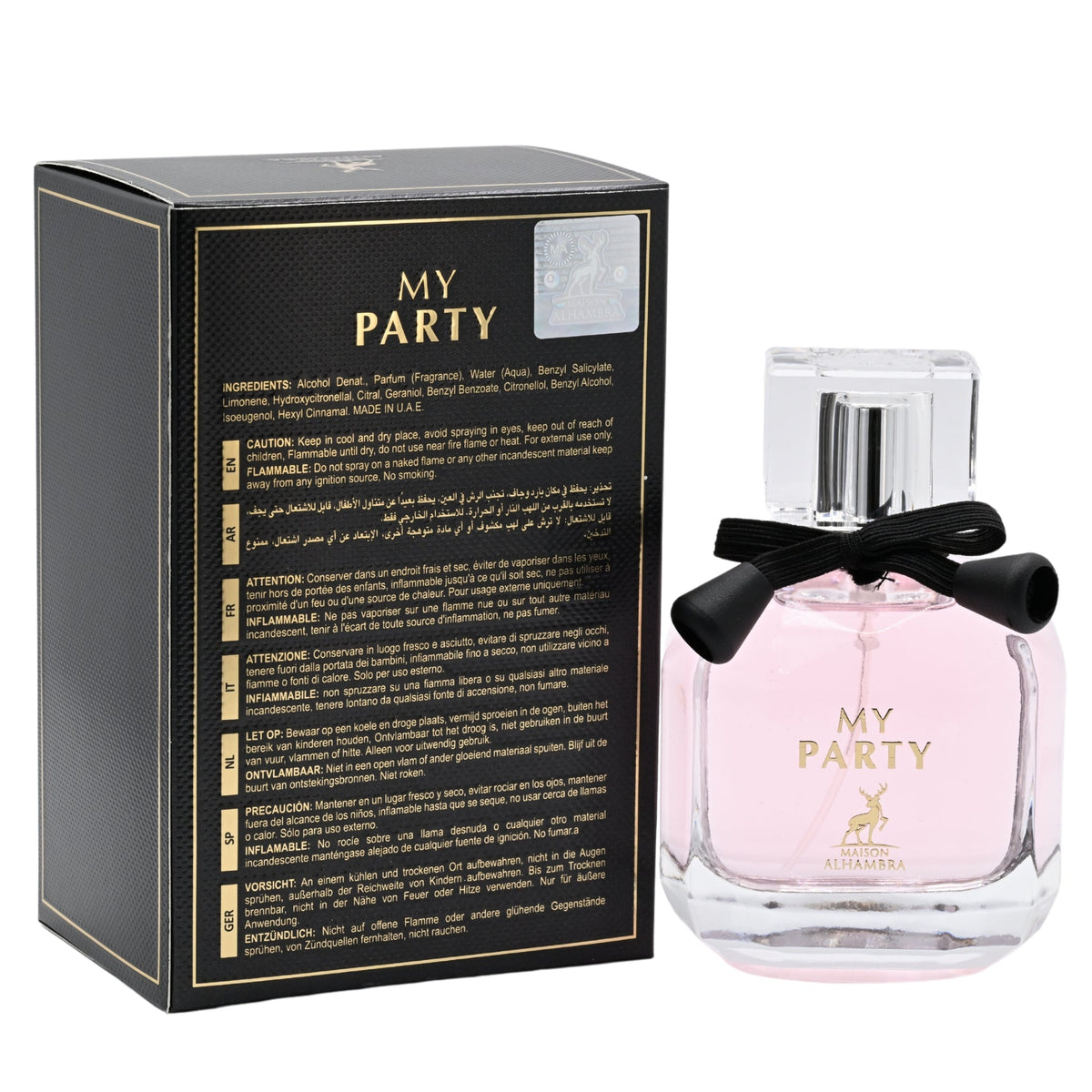My Party by Maison Alhambra perfume for women EDP 3.3 / 3.4 oz New in Box