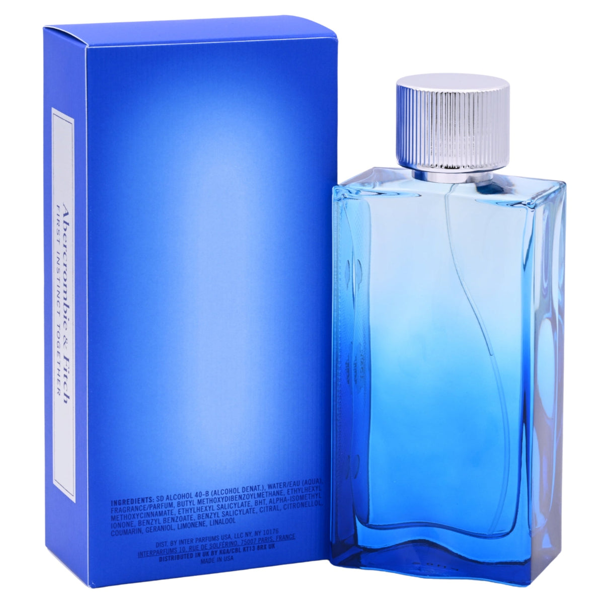 First Instinct Together Abercrombie & Fitch cologne men EDT 3.3 / 3.4 oz New Box