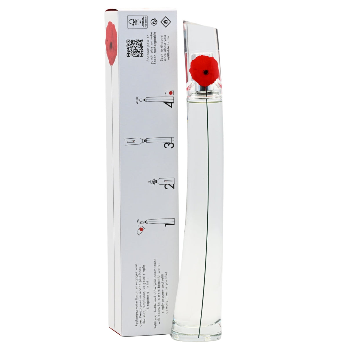 Flower (Refillable) by Kenzo  perfume for her EDP 3.3 / 3.4 oz New in Box
