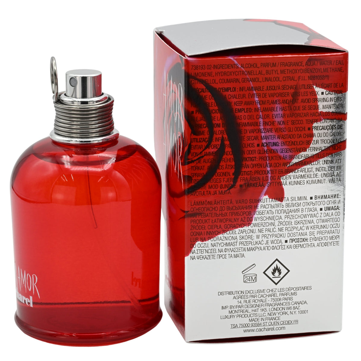 AMOR AMOR by Cacharel Perfume 3.3 / 3.4 oz EDT For Women New in Box