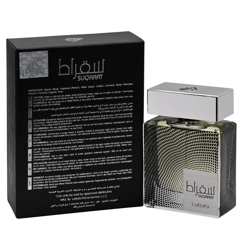 Suqraat by Lattafa perfume for unisex EDP 3.3 / 3.4 oz New in Box