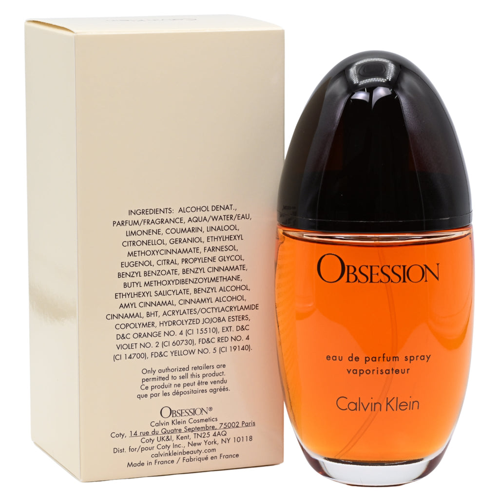 OBSESSION by Calvin Klein Perfume for Women EDP 3.3 / 3.4 oz New in Box