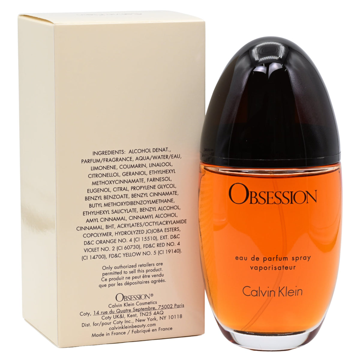 OBSESSION by Calvin Klein Perfume for Women EDP 3.3 / 3.4 oz New in Box