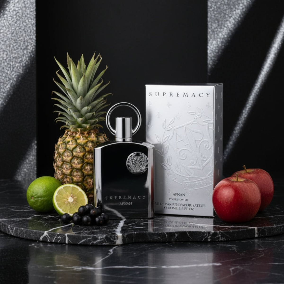 Supremacy Silver by Afnan cologne for men EDP 3.3 / 3.4 oz New in Box