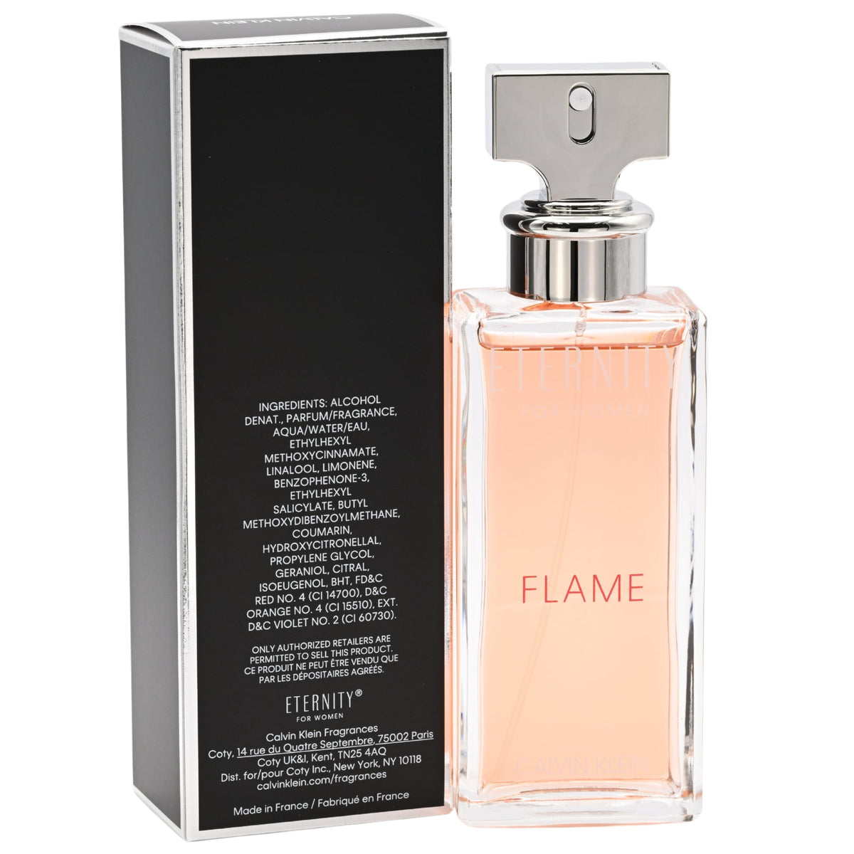 ETERNITY FLAME by Calvin Klein  3.3 / 3.4 oz EDP Perfume For Women New in Box
