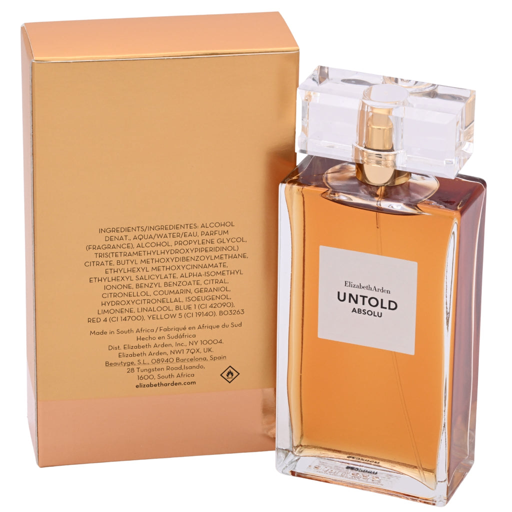UNTOLD ABSOLU Elizabeth Arden Perfume EDP 3.4 oz