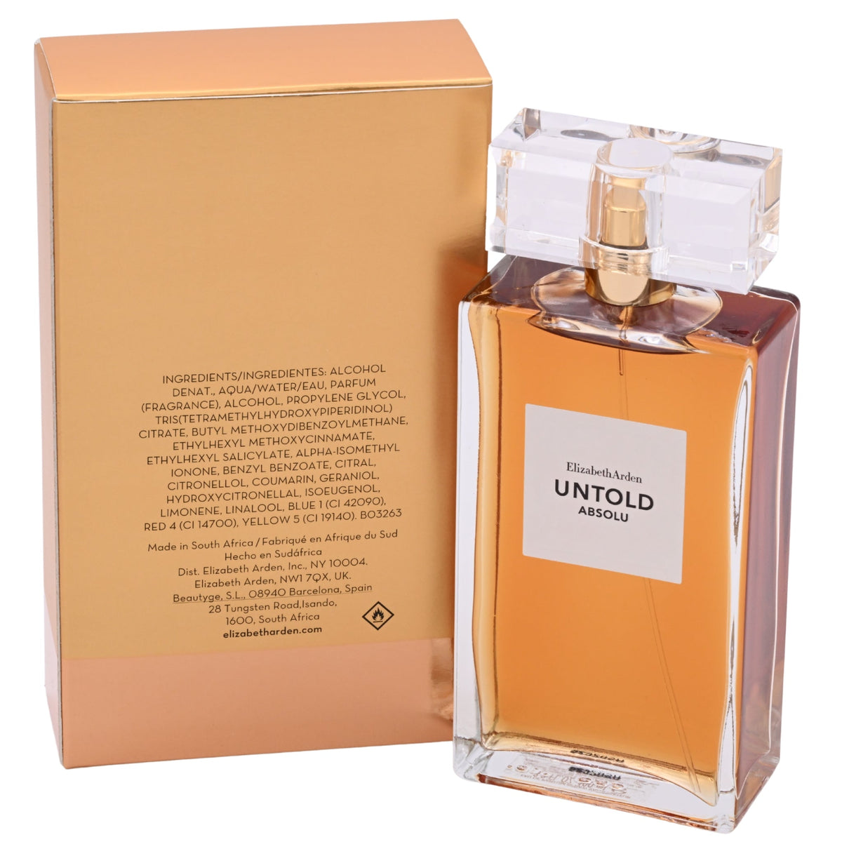 UNTOLD ABSOLU Elizabeth Arden Perfume EDP 3.4 oz