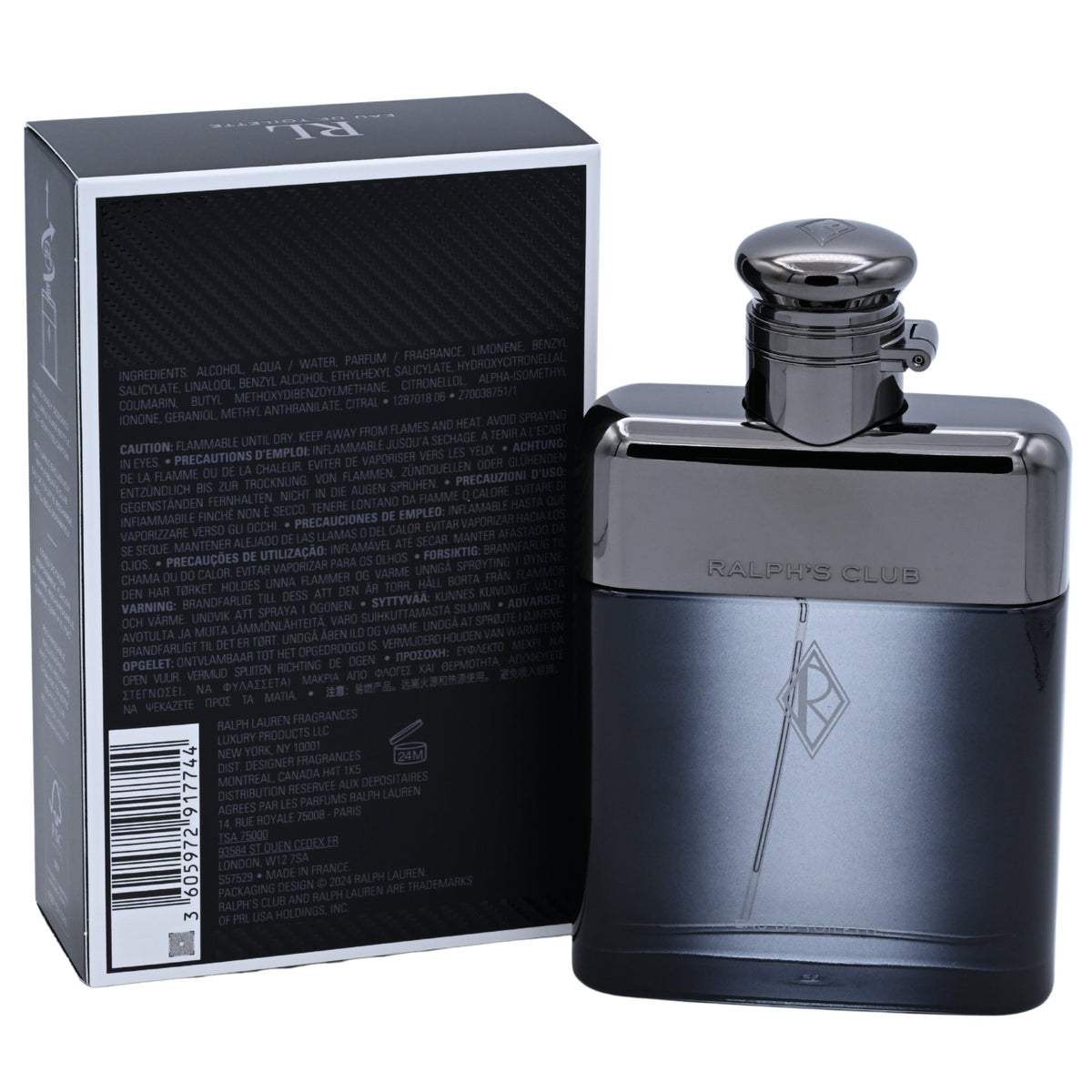 Ralph's Club by Ralph Lauren for men EDT  3.4 oz 3.3 New in Box
