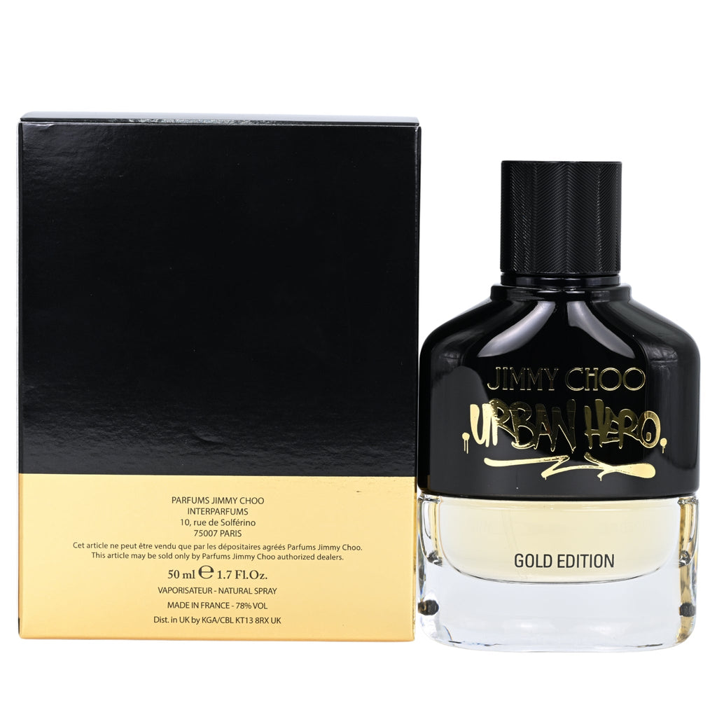 Urban Hero Gold Edition by Jimmy Choo for men EDP 1.7 oz New in Box