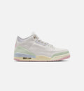 Air Jordan 3 Retro Sail And Jade Aura Mens Lifestyle Shoe - Sail/Jade Aura/Aura/Iced Carmine