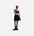 Loose 6" Mid Rise Graphic Satin Womens Short -  Black/Anthracite/Anthracite