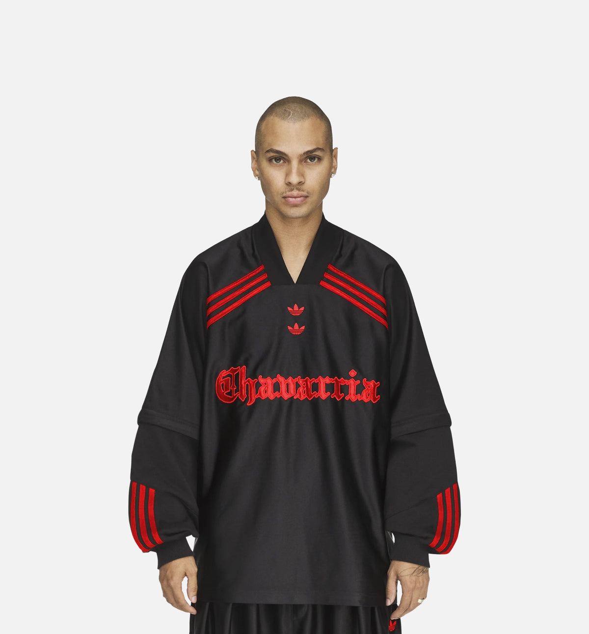 Chavarria Dazzle Long Sleeve Mens Jersey - Black