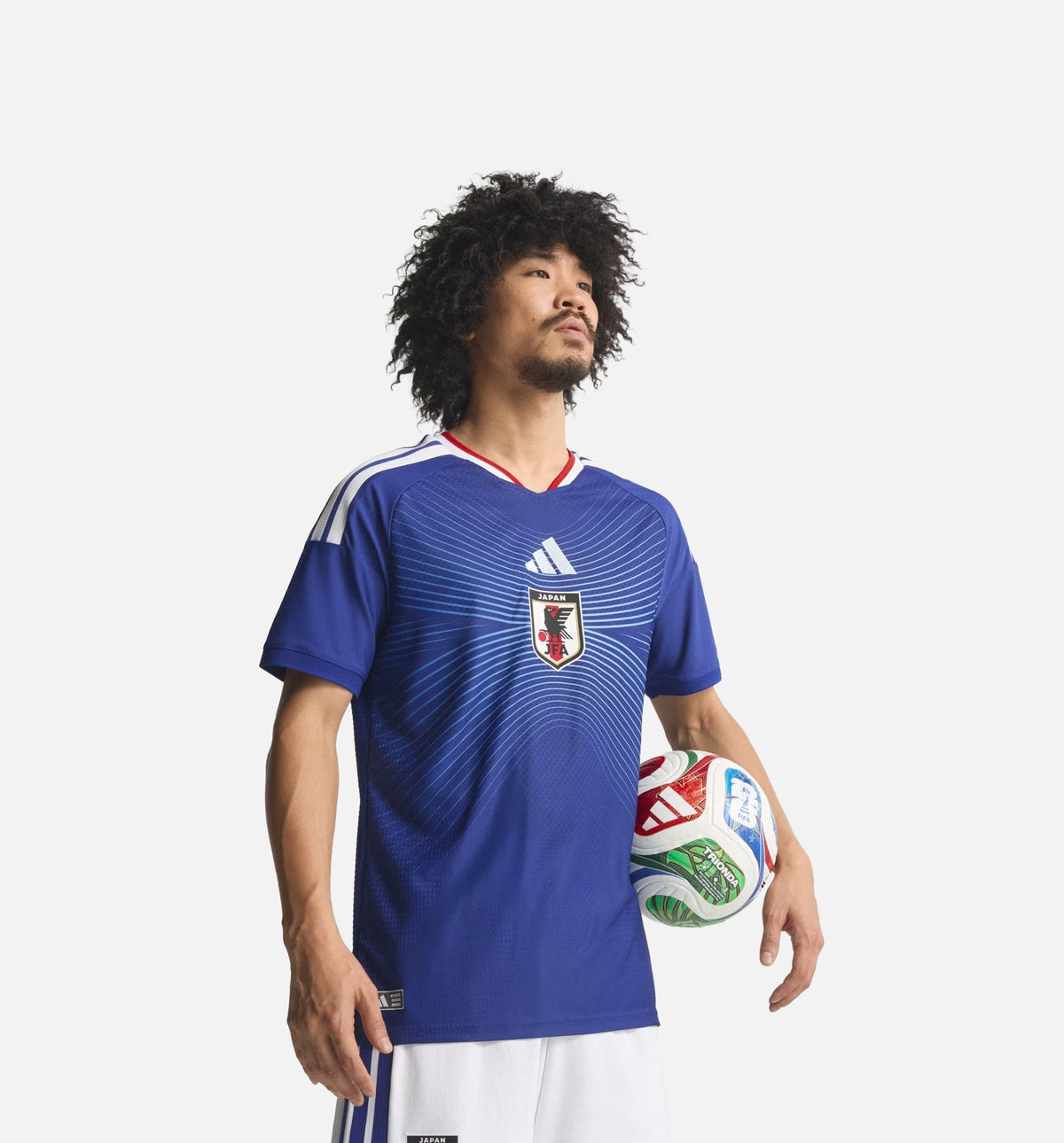 Japan 26/27 Home Authentic Mens Jersey - Japan Blue/Ash Blue