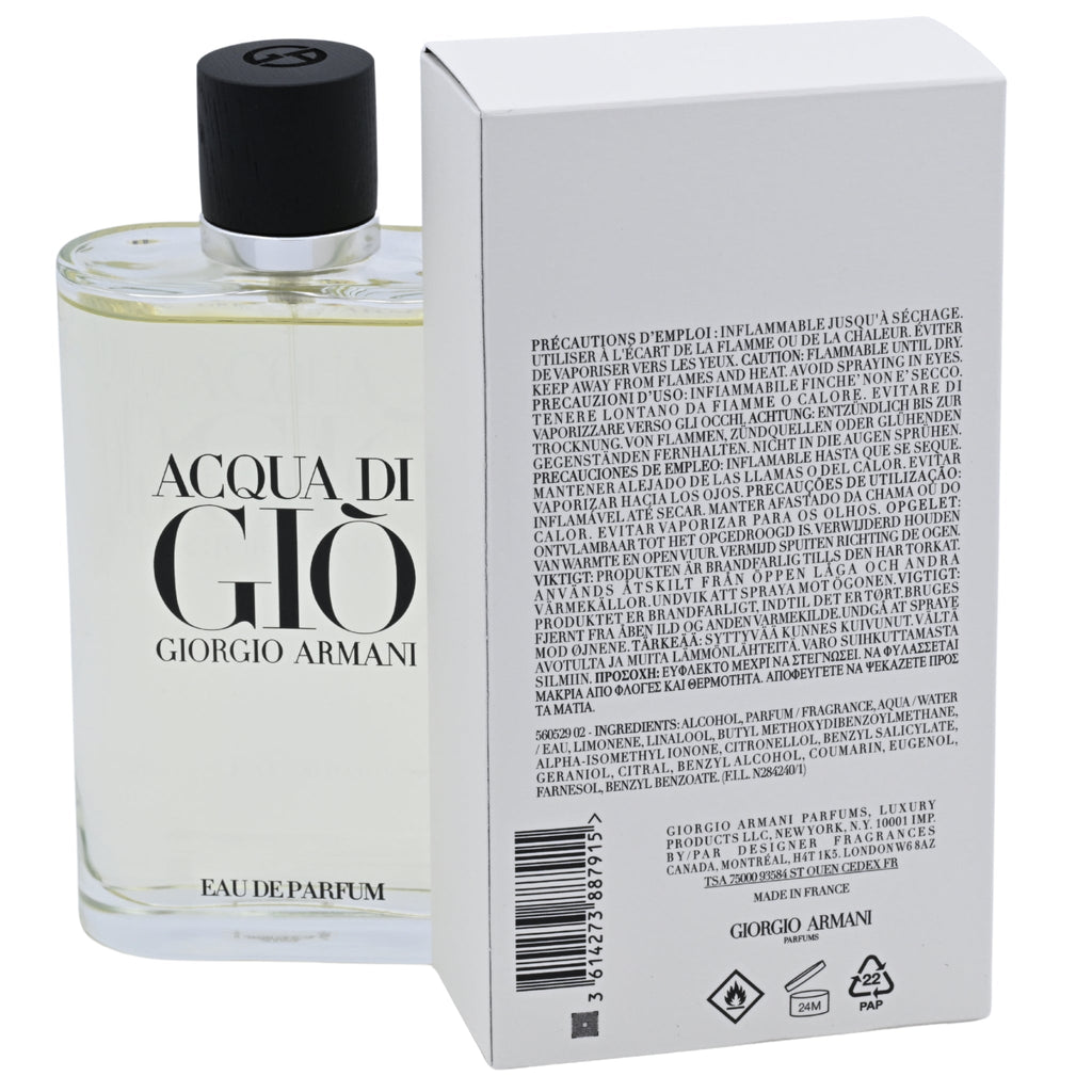 Acqua Di Gio by Giorgio Armani Cologne for Men EDP 6.7 oz New  in Box