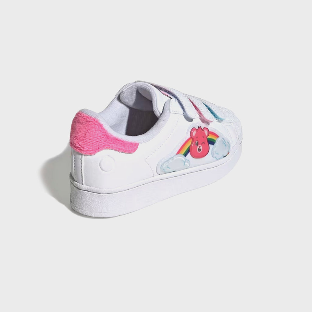 adidas x Care Bears PS Superstar LED Lights Comfort Closure - White / Lucid Pink / Bliss Pink