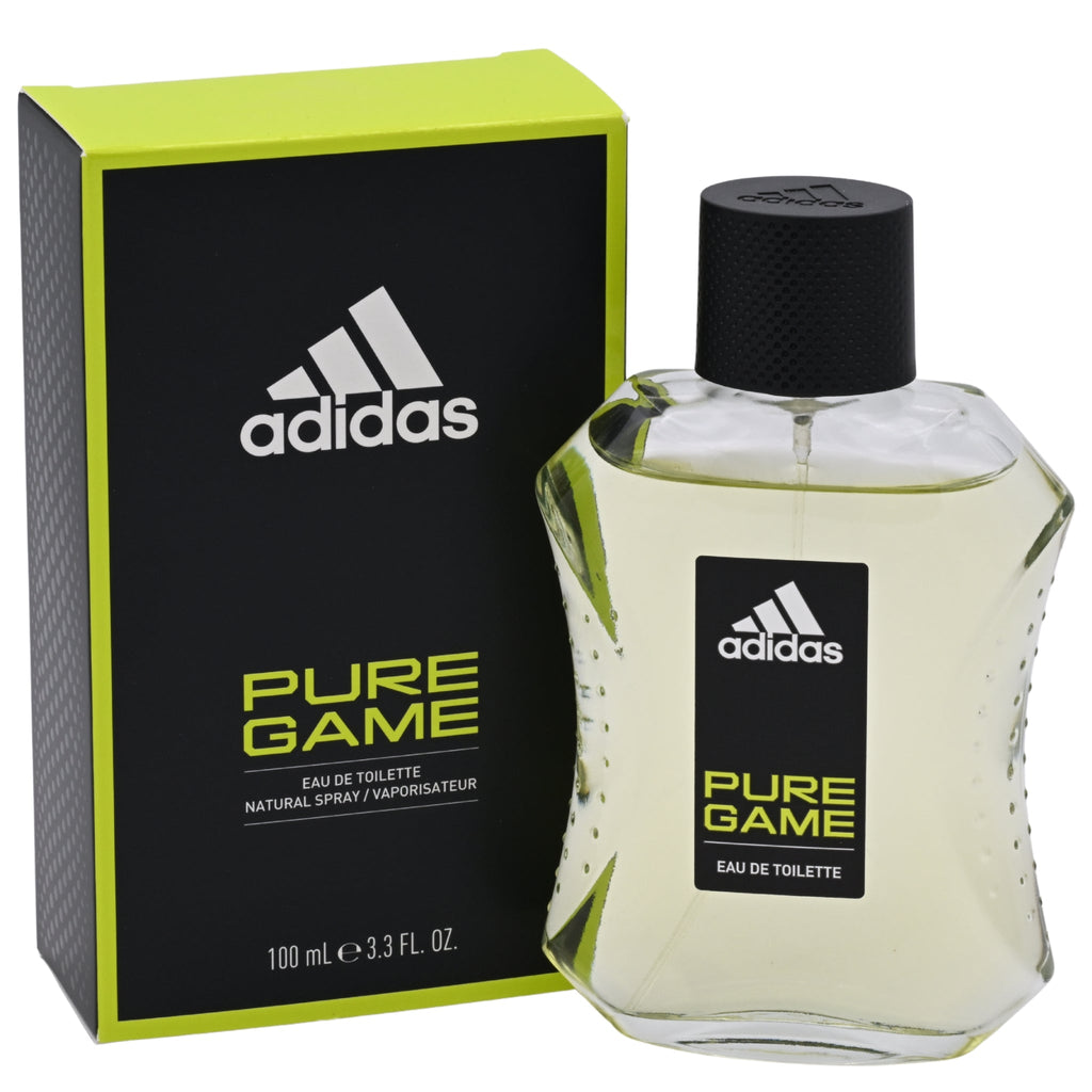 Adidas PURE GAME Cologne for Men EDT Spray 3.3 / 3.4 oz New In Box