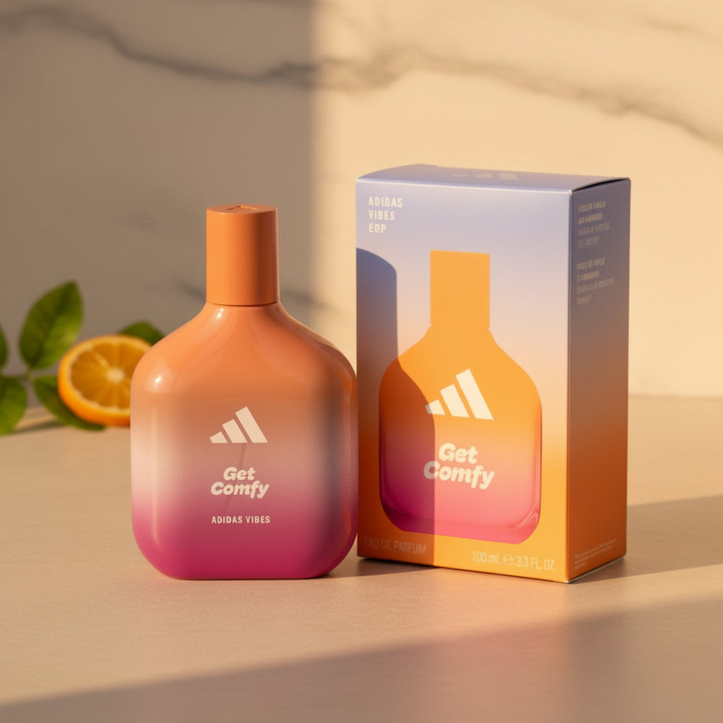 Adidas Vibes Get Comfy Eau de Parfum Spray for Men 3.3 oz (100 ml) - New Retail Box