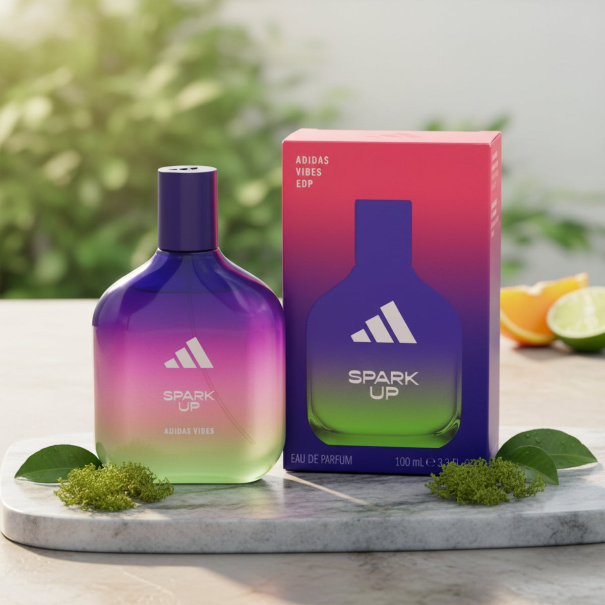 Adidas Vibes Spark Up Eau de Parfum Spray Unisex 3.3 fl oz (100 ml) - Adidas