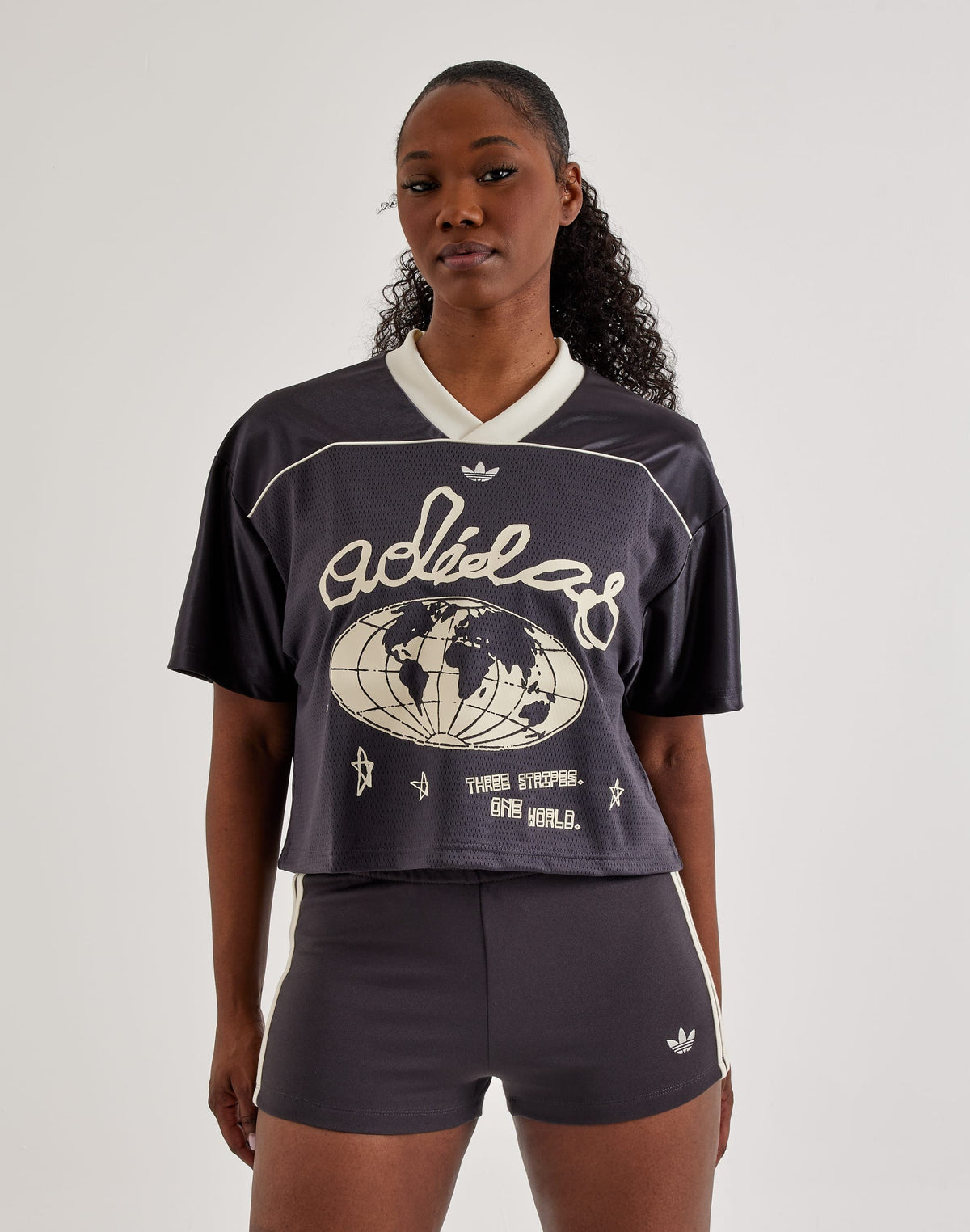 Adidas Originals Cropped Football Jersey