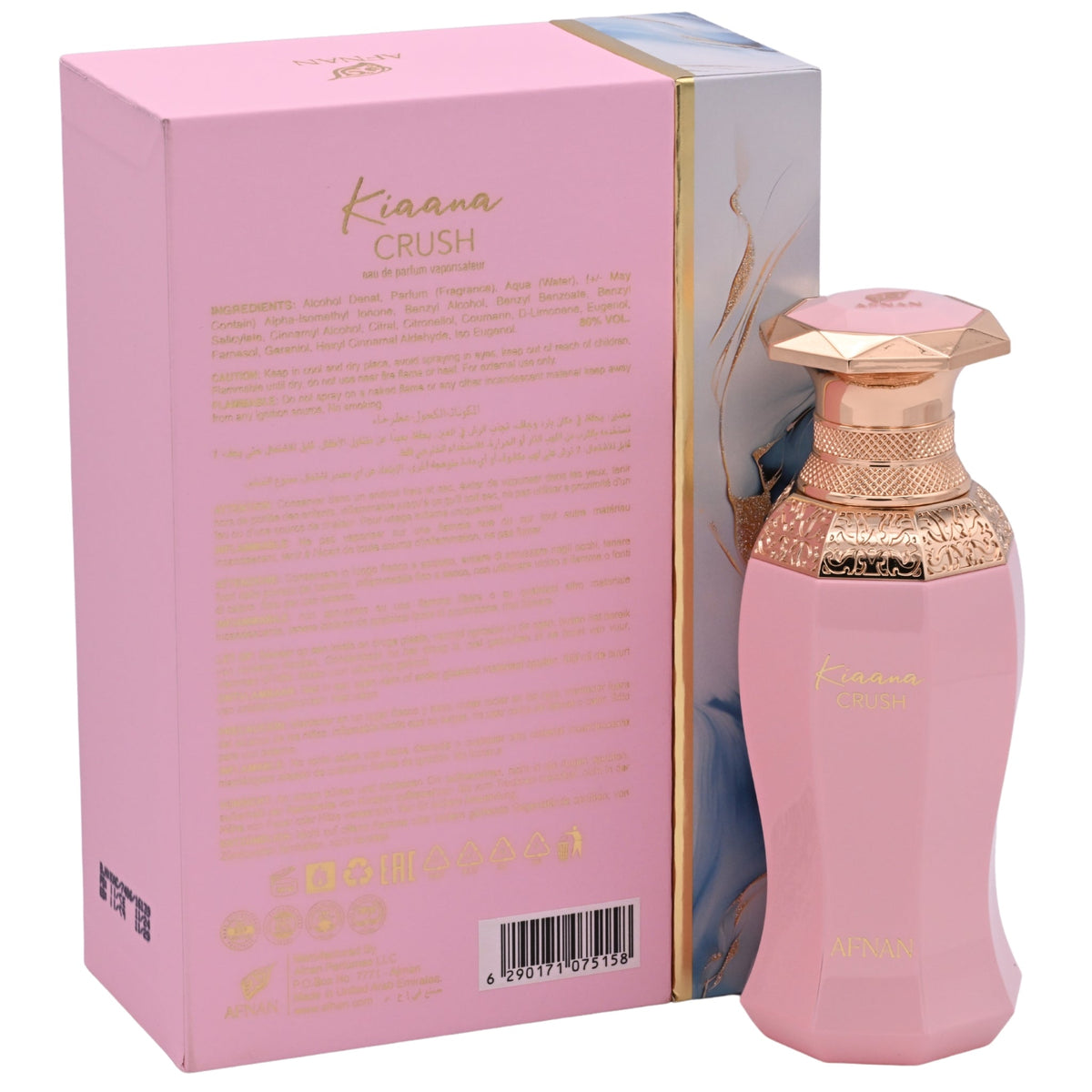 AFNAN Kiaana Crush Eau de Parfum Spray for Women 3.4 oz (100 ml) - New Retail Box