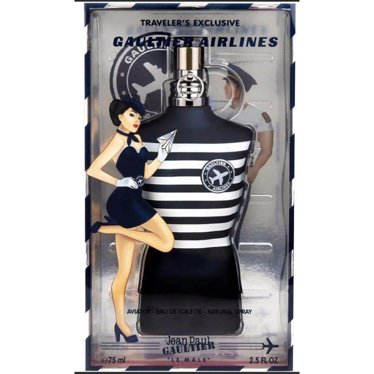 Jean Paul Gaultier Airlines Travel Exclusive Men EDT 2.5 oz New Box