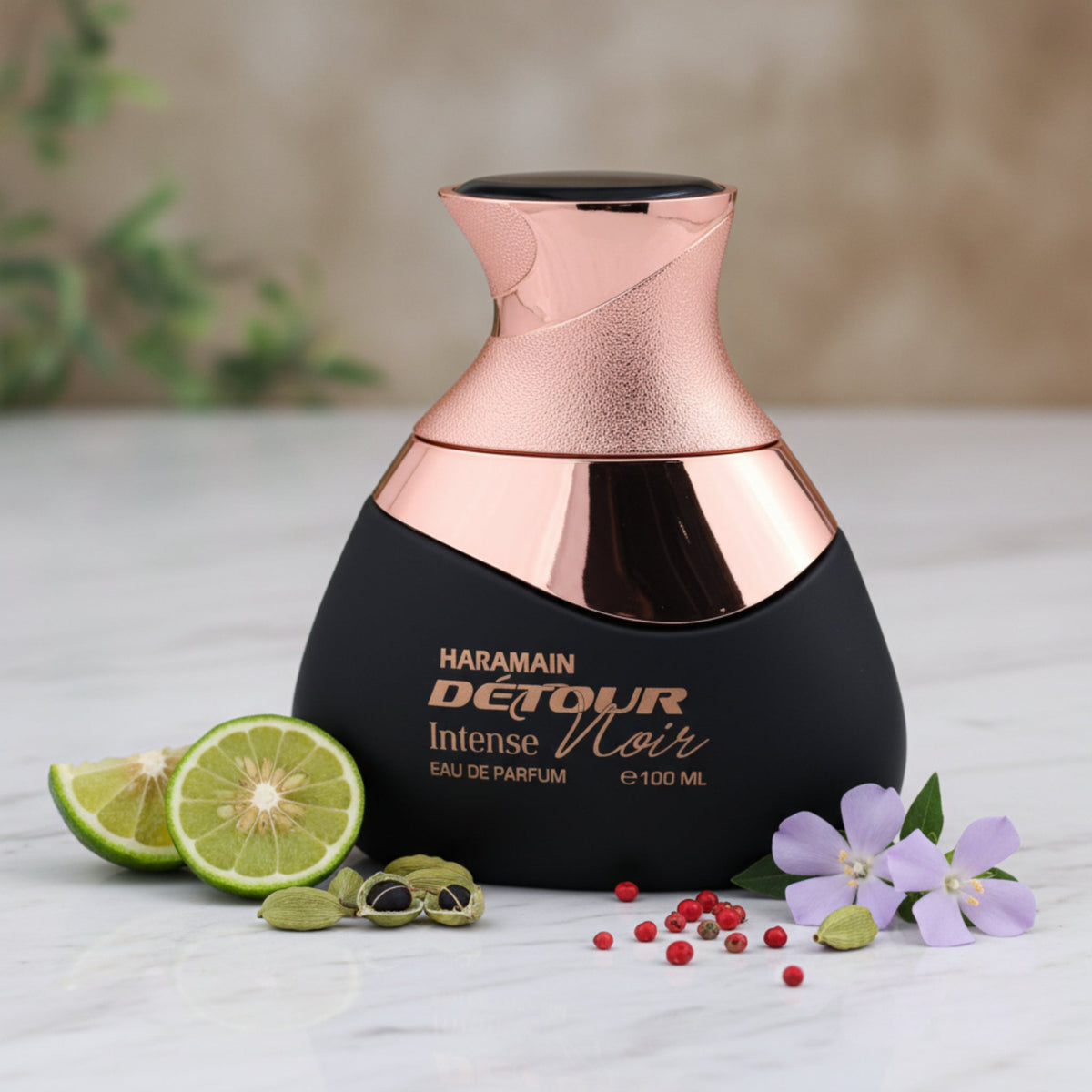 Al Haramain Detour Noir Intense Eau de Parfum Spray Unisex 3.4 oz (100 ml) New in Box