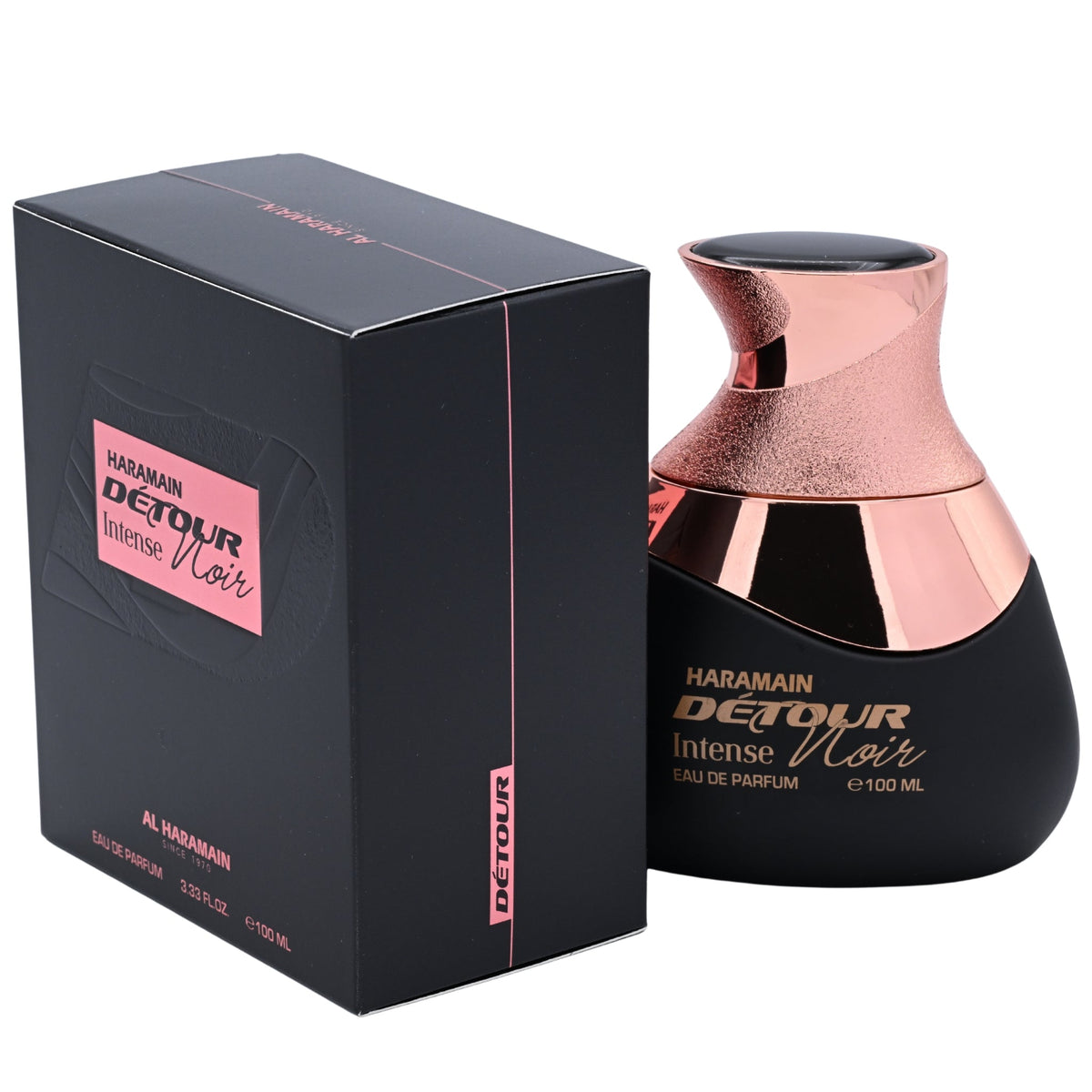 Al Haramain Detour Noir Intense Eau de Parfum Spray Unisex 3.4 oz (100 ml) New in Box