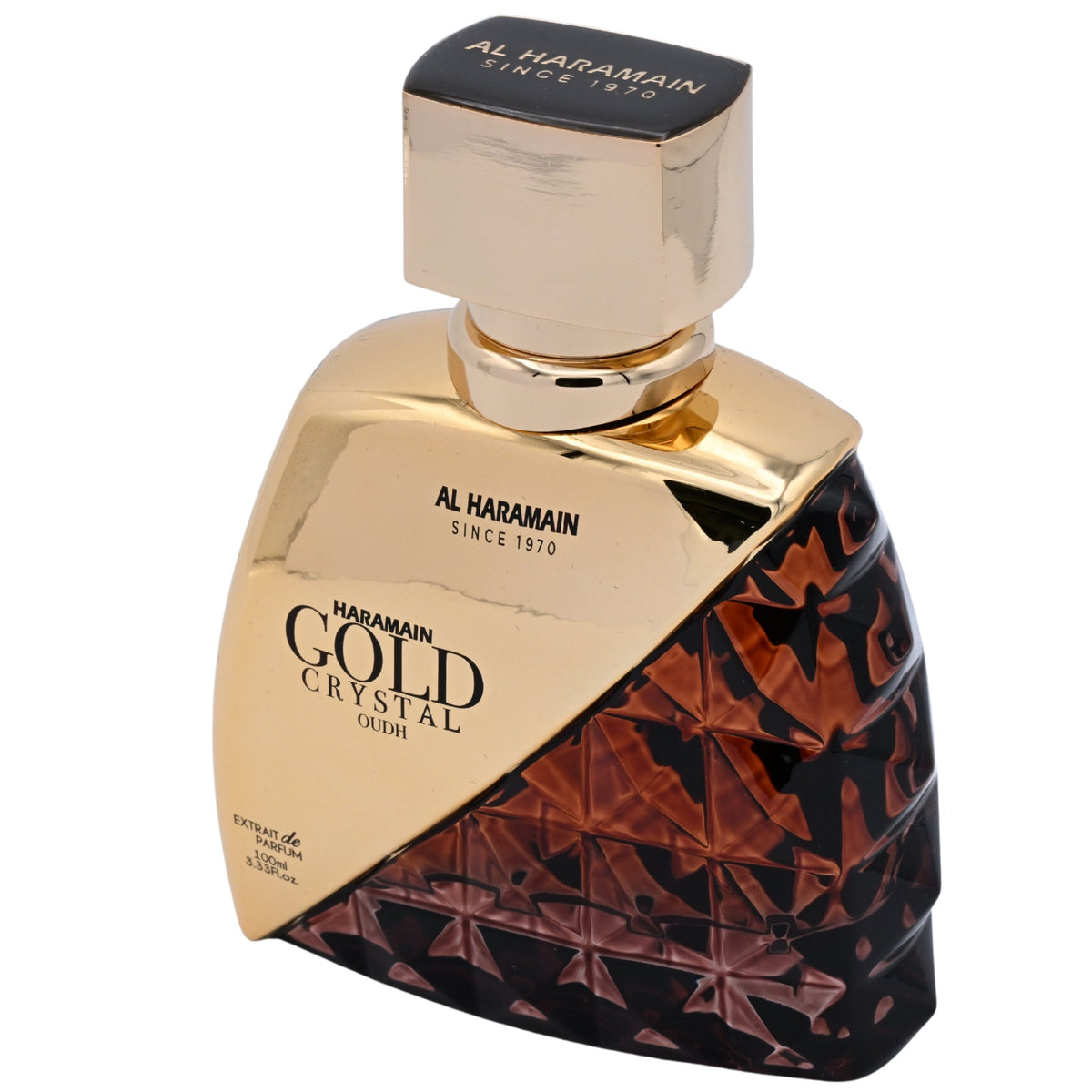 Al Haramain Gold Crystal Oudh Extrait de Parfum Spray Unisex 3.33 oz (100ml) New Retail Box