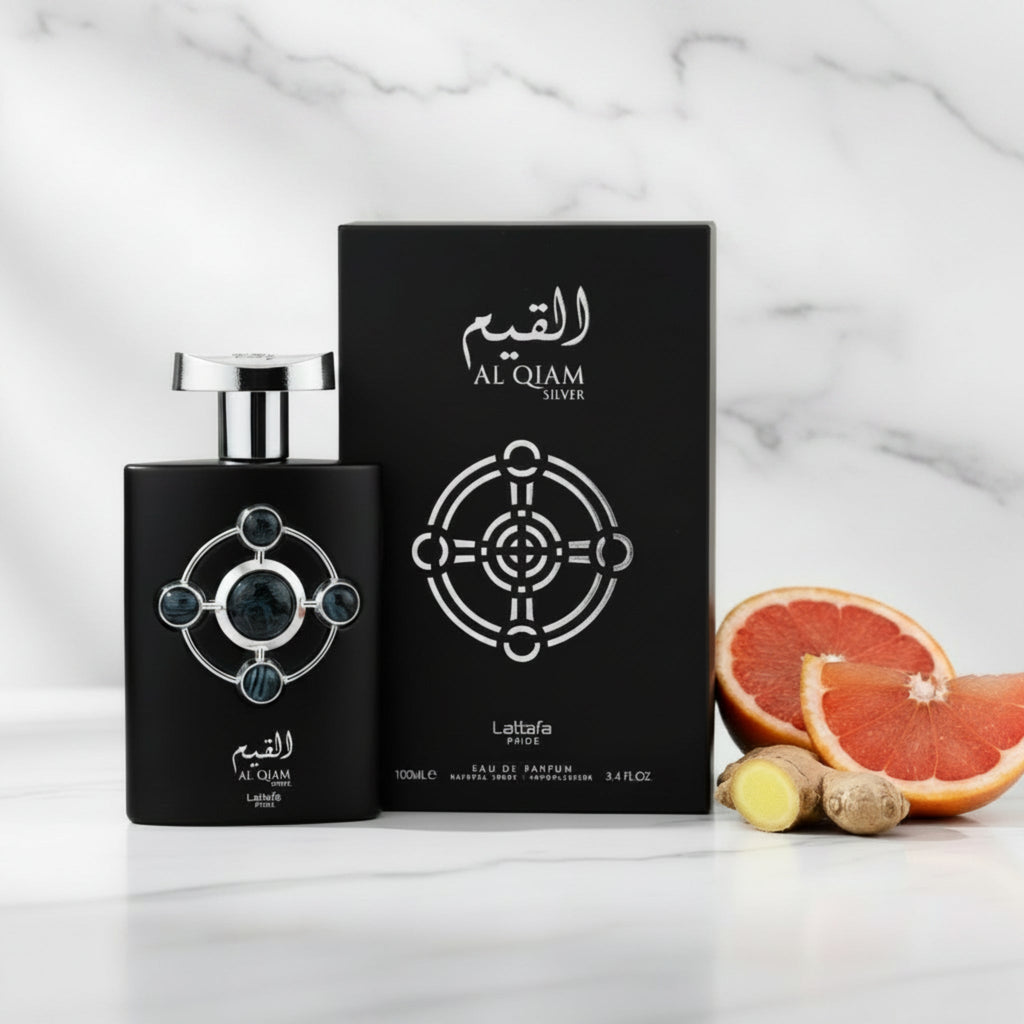 Al Qiam Silver by Lattafa cologne for men EDP 3.3 / 3.4 oz New in Box