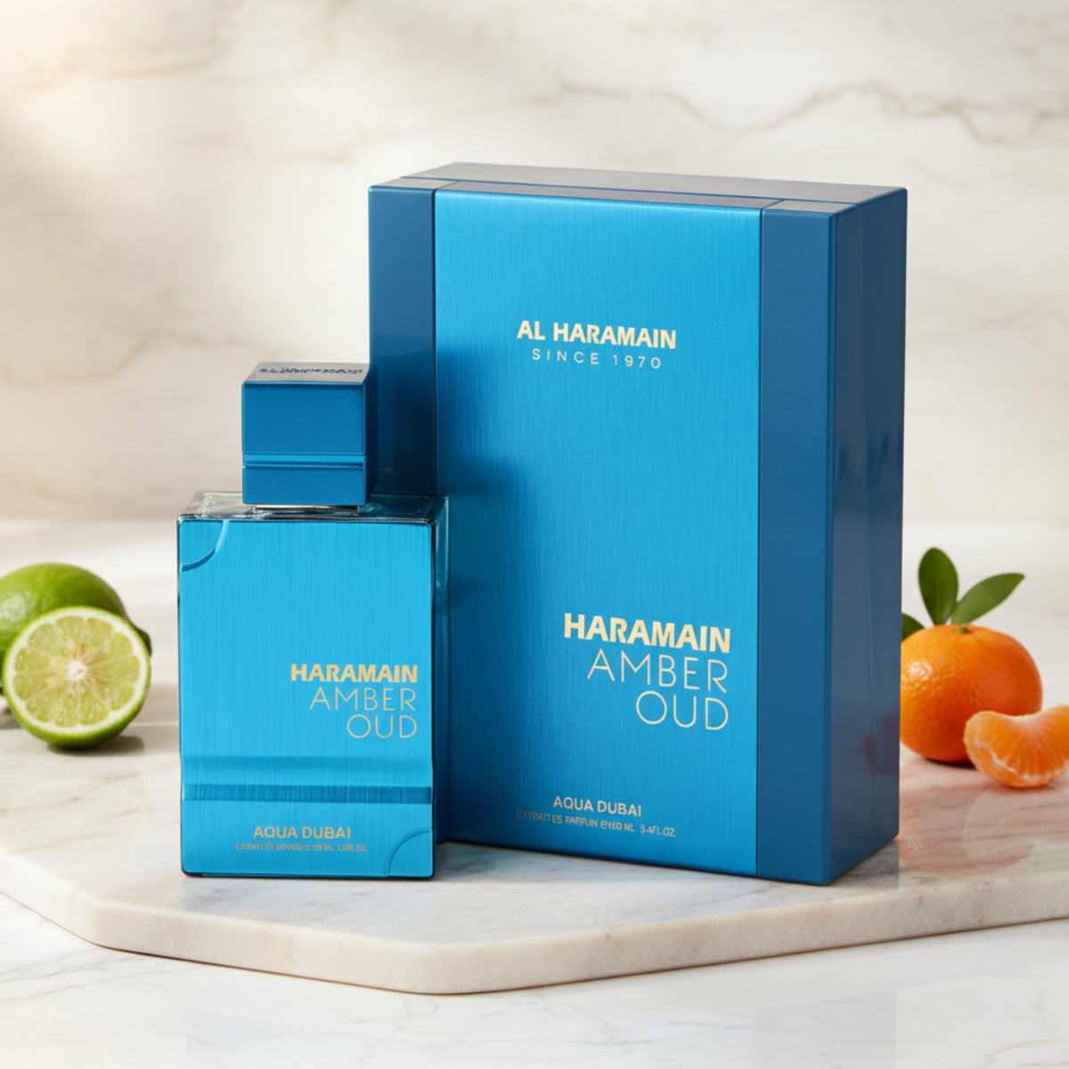 Amber Oud Aqua Dubai by Al Haramain for unisex EDP 3.3 / 3.4 oz New in Box