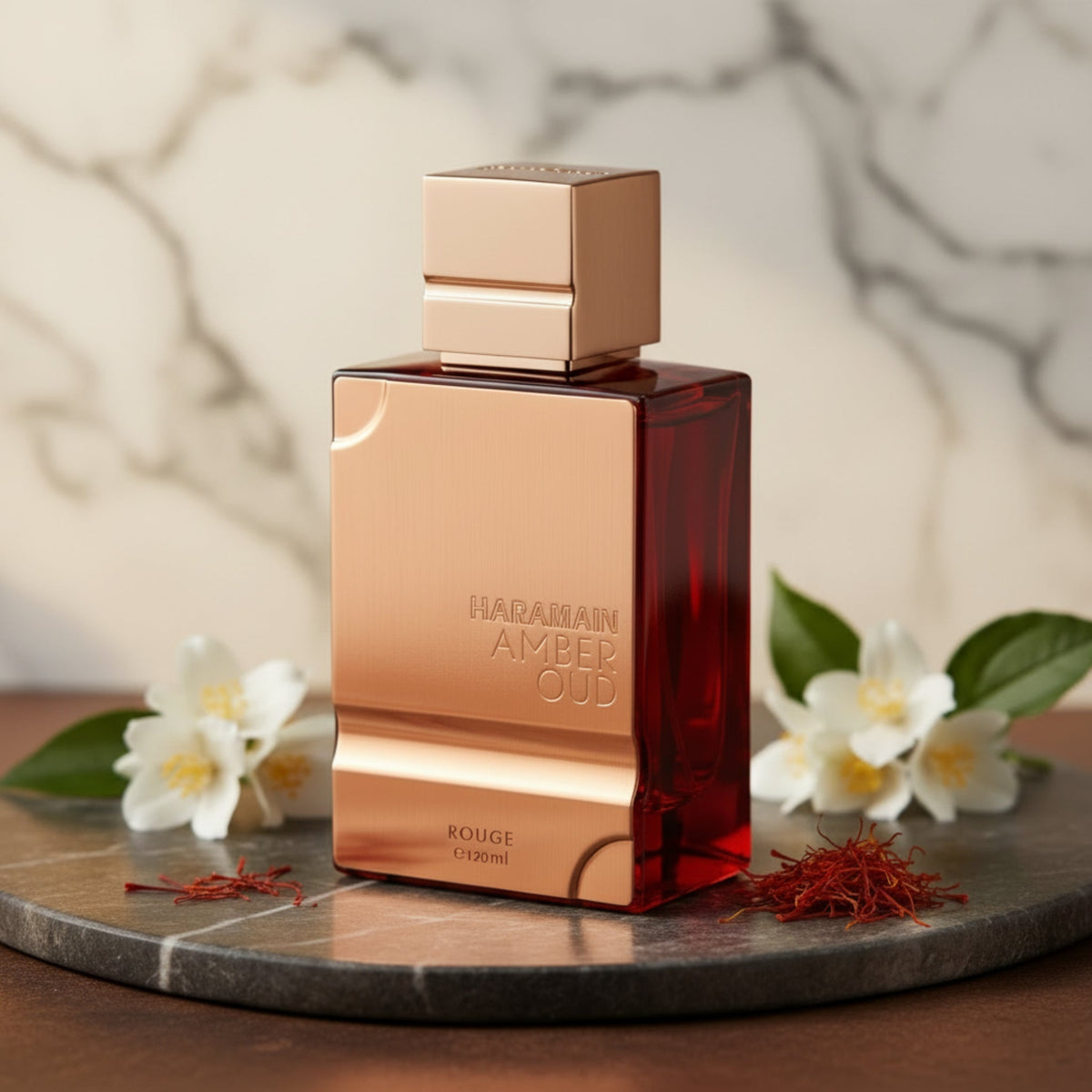 Amber Oud Rouge by Al Haramain for unisex EDP 4.0 oz New in Box