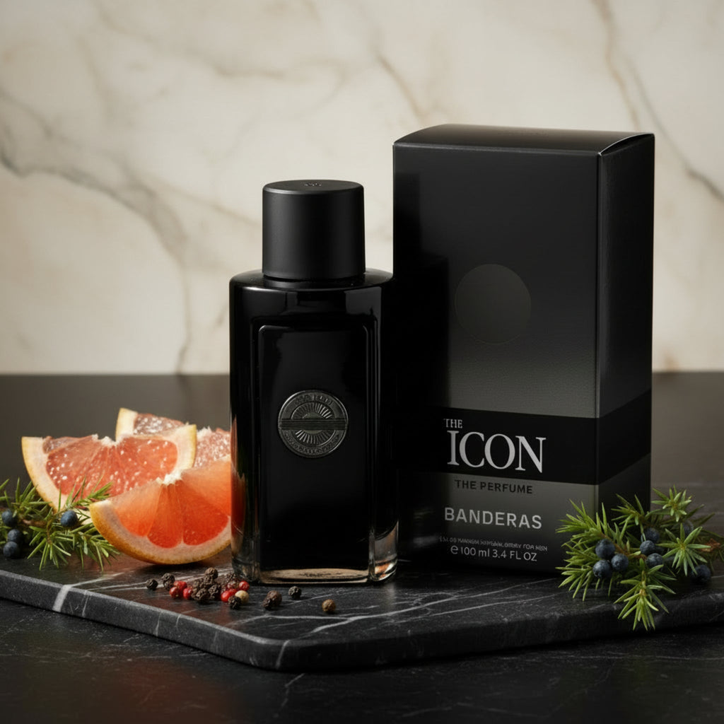 Antonio Banderas The Icon The Perfume Eau de Parfum Spray for Men 3.4 oz (100 ml) New in Retail Box