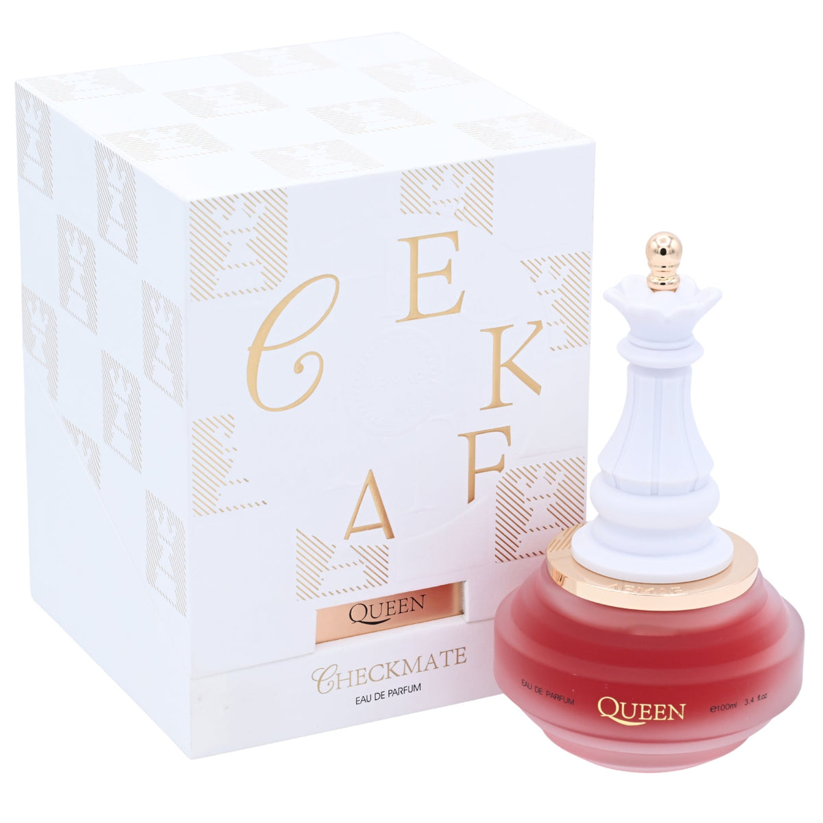 Armaf Checkmate Queen Eau de Parfum (EDP) Spray for Women 3.4 oz / 100 ml, New Retail Box