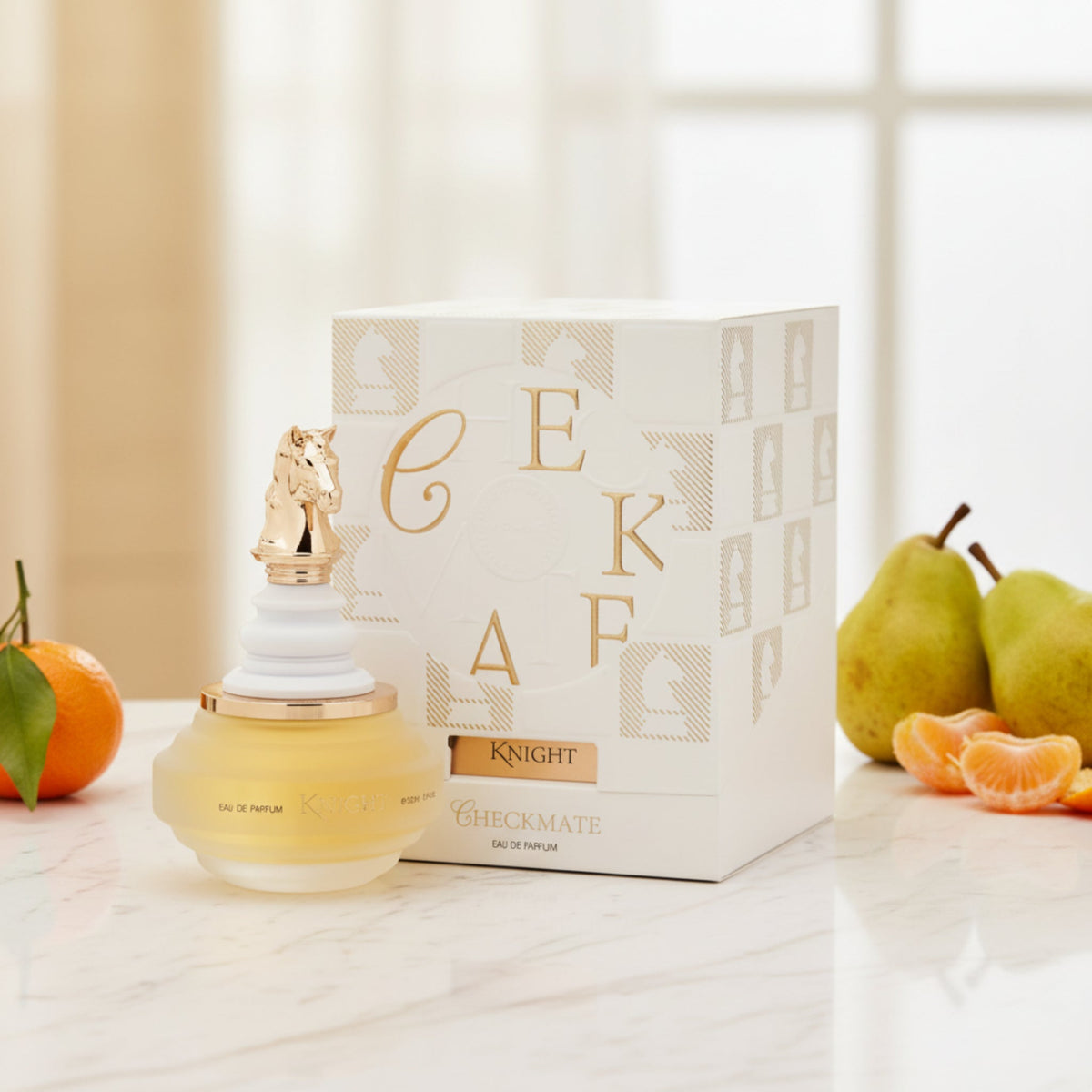 Armaf Checkmate White Knight Eau de Parfum Spray for Women 3.4 oz (100 ml) New Retail Box